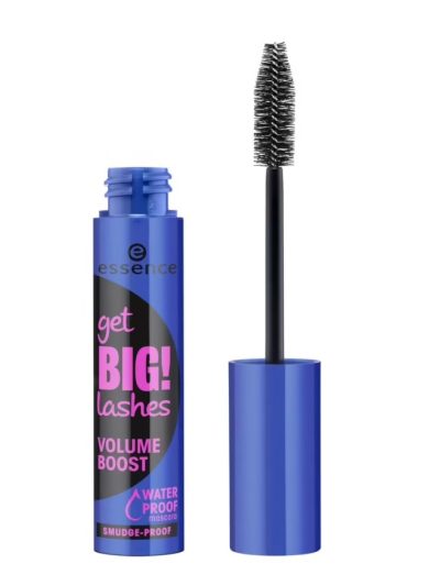 Essence Get Big Lashes Waterproof Mascara wodoodporny tusz pogrubiający do rzęs Black 12ml