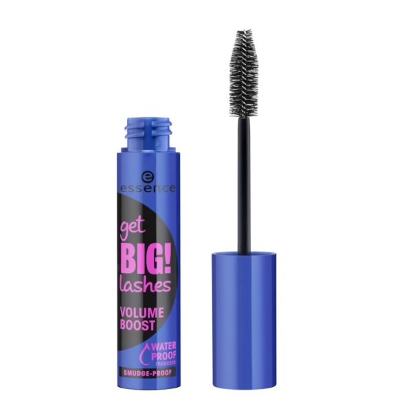 Essence Get Big Lashes Waterproof Mascara wodoodporny tusz pogrubiający do rzęs Black 12ml