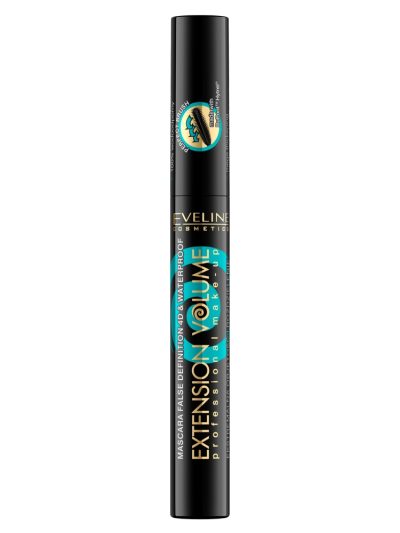 Eveline Cosmetics Extension Volume False Definition & Waterproof Mascara wodoodporny tusz do rzęs 10ml