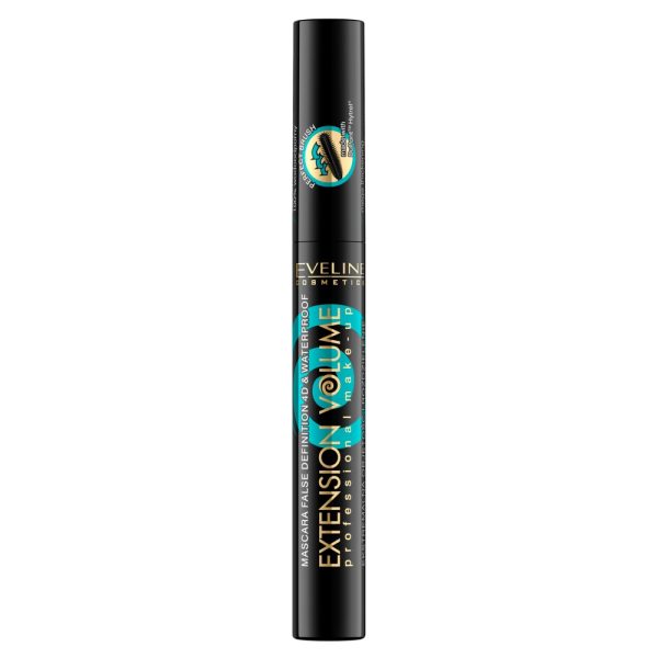 Eveline Cosmetics Extension Volume False Definition & Waterproof Mascara wodoodporny tusz do rzęs 10ml