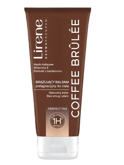 Lirene Perfect Tan brązujący balsam pielęgnacyjny do ciała Coffee Brulee 200ml