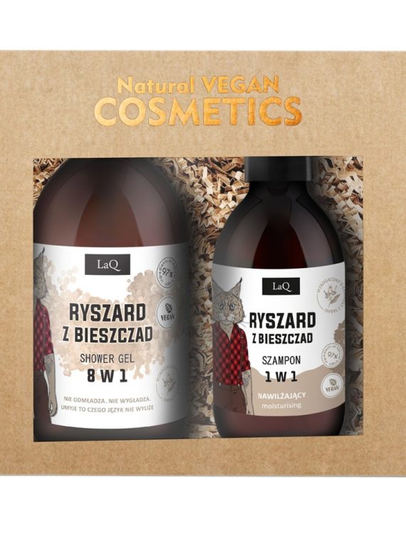 LaQ Ryszard z Bieszczad zestaw żel pod prysznic 500ml + szampon 300ml