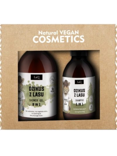 LaQ Dzikus z Lasu zestaw żel pod prysznic 500ml + szampon 300ml