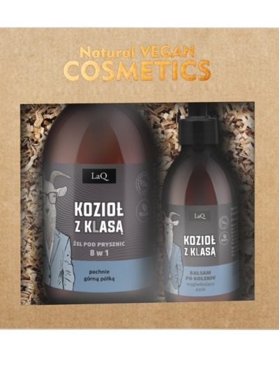 LaQ Kozioł z Klasą zestaw żel pod prysznic 500ml + balsam po goleniu 150ml