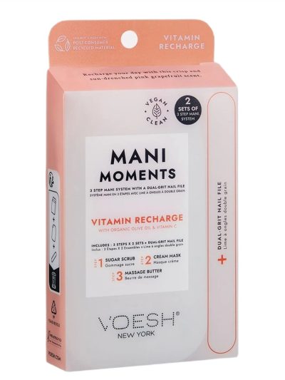 VOESH Mani Moments Duo 2 zestawy do 3-etapowego manicure Vitamin Recharge