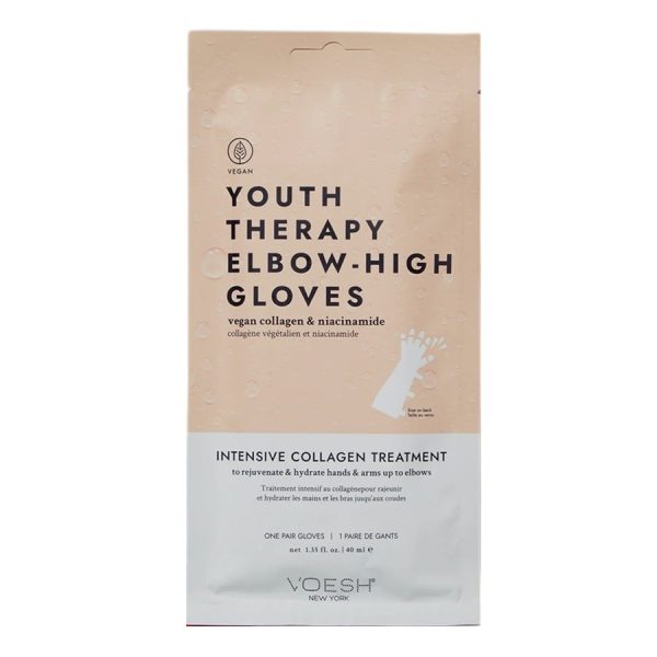 VOESH Youth Therapy Elbow-High Gloves długie rękawiczki pielęgnujące z kolagenem 1 para