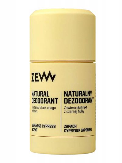 Zew For Men Naturalny dezodorant w sztyfcie cyprysik japoński i bergamotka 80g