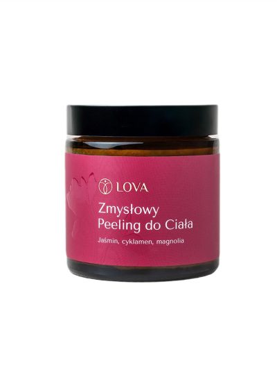 LOVA Zmysłowy peeling do ciała Jaśmin Cyklamen Magnolia 120ml