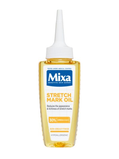 MIXA Niacinamide Bright olejek na rozstępy z kwasami omega 6 i omega 9 z oleju słonecznikowego 100ml