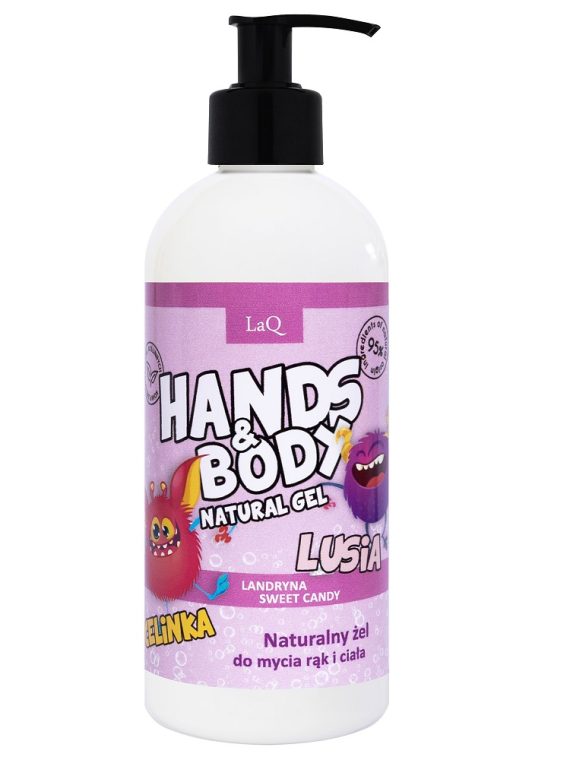 LaQ Naturalny żel do mycia rąk i ciała Celinka i Lusia 300ml