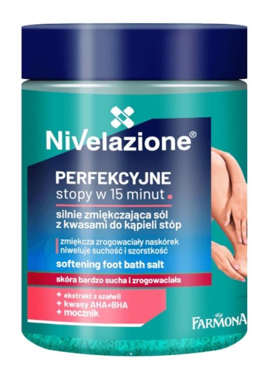 Farmona Nivelazione silnie zmiękczająca sól z kwasami do kąpieli stóp 350g
