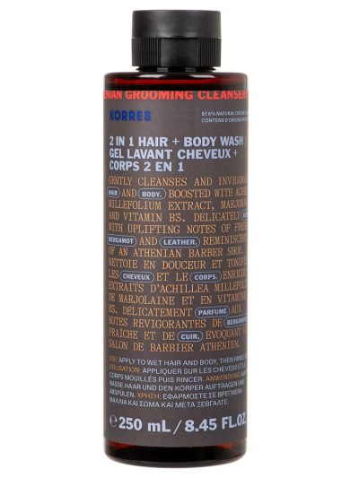 Korres Athenian Grooming szampon i żel pod prysznic 2w1 250ml