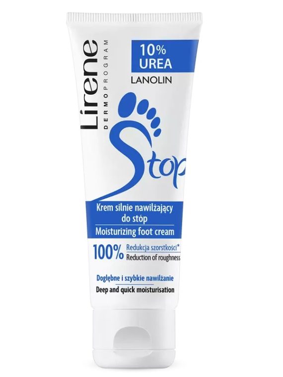 Lirene Krem silnie nawilżający do stóp 10% Urea 75ml