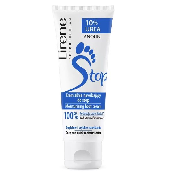Lirene Krem silnie nawilżający do stóp 10% Urea 75ml