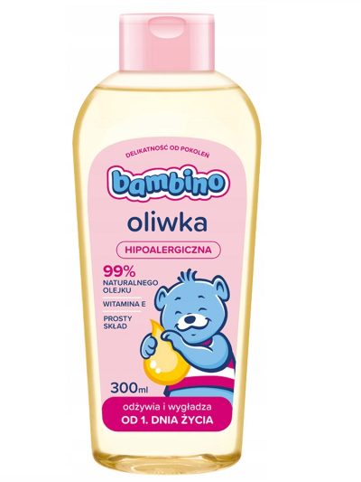 Bambino Pielęgnacyjna oliwka dla dzieci i niemowląt 300ml