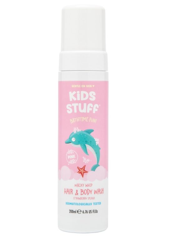 Kids Stuff Whacky Whip Hair & Body Wash pianka do mycia ciała i włosów Pink 200ml