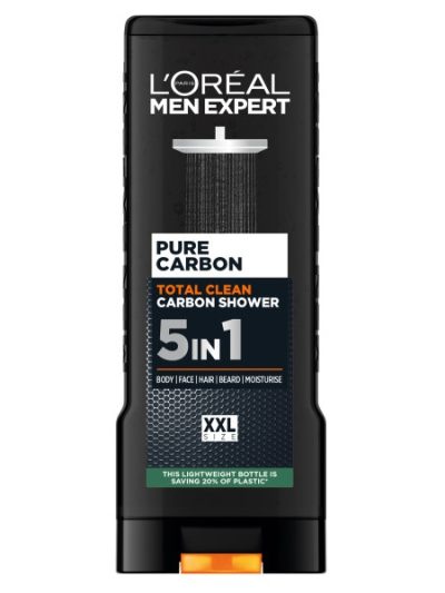 L'Oreal Paris Men Expert Pure Carbon Total Clean żel pod prysznic 5w1 400ml