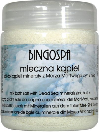 BingoSpa Mleczna kąpiel z minerałami z Morza Martwego 550g