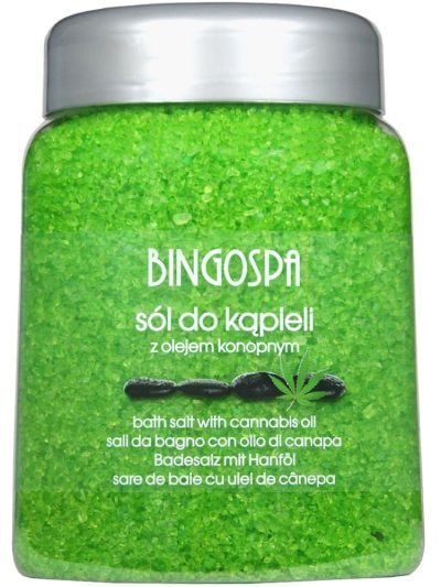 BingoSpa Sól do kąpieli z olejkem konopnym 850g