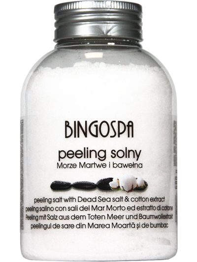 BingoSpa Peeling solny z solą z Morza Martwego i ekstraktem z bawełny 580g