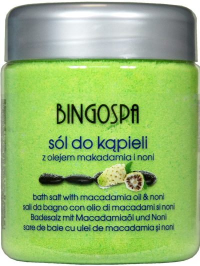 BingoSpa Sól do kąpieli Olej Makadamia i Noni 580g