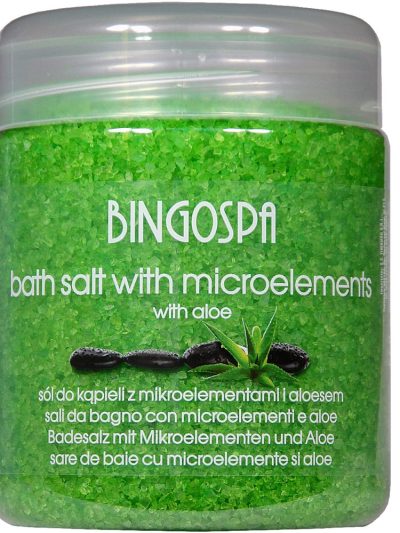 BingoSpa Sól do kąpieli z mikroelementami i aloesem 550g