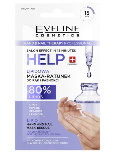 Eveline Cosmetics Hand & Nail Therapy Professional lipidowa maska-ratunek do rąk i paznokci 7ml