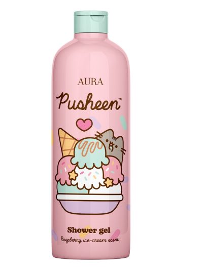 Pusheen Shower Gel żel pod prysznic Raspberry Ice-Cream 500ml