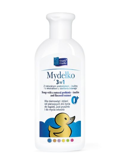 Skarb Matki Mydełko 3w1 dla niemowląt i dzieci 250ml