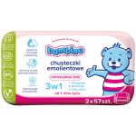 Bambino Chusteczki emolientowe 3w1 2x57szt.