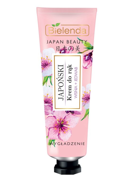 Bielenda Japan Beauty japoński krem do rąk Wiśnia + Jedwab 50ml