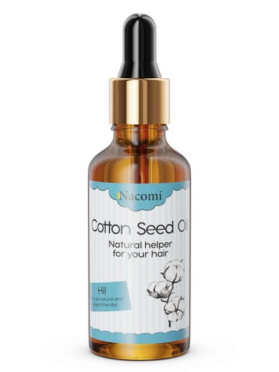 Nacomi Cotton Seed Oil olej z nasion bawełny z pipetą 50ml