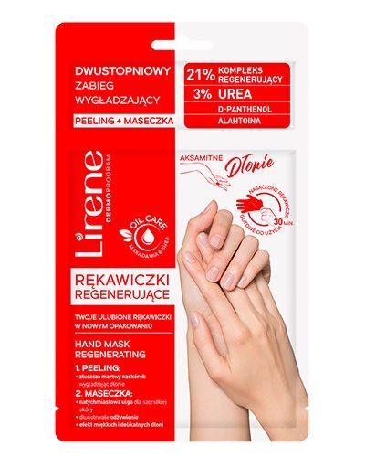 Lirene Aksamitne Dłonie rękawiczki regenerujące 1 para