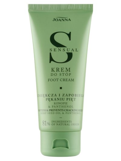 Joanna Sensual krem do stóp Konopie & Panthenol 100g