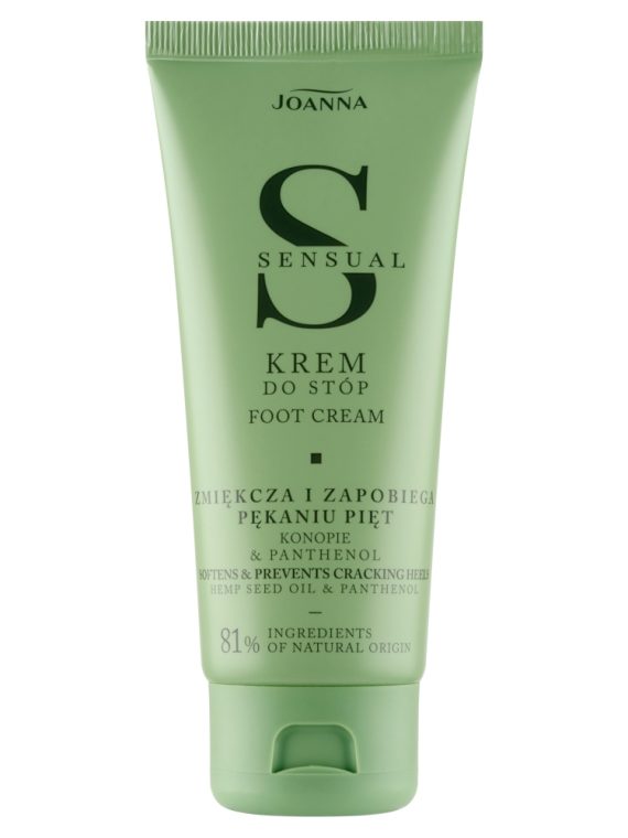 Joanna Sensual krem do stóp Konopie & Panthenol 100g