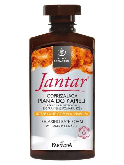 Farmona Jantar odprężająca piana do kąpieli z esencją bursztynową i ekstraktem z pomarańczy 330ml