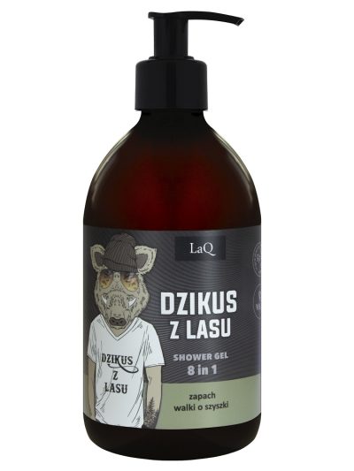 LaQ Żel pod prysznic 8w1 Dzikus z Lasu 500ml
