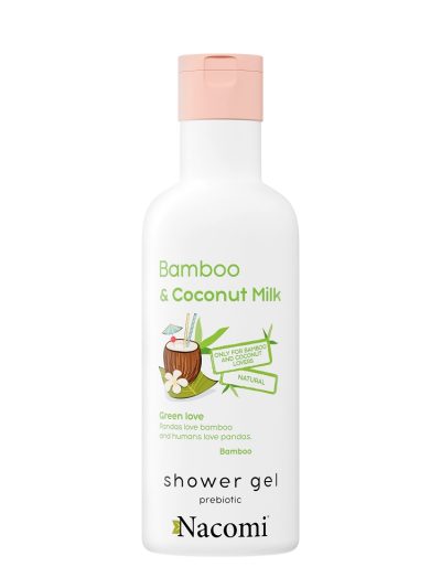 Nacomi Shower Gel żel pod prysznic Bambus i Mleko Kokosowe 300ml