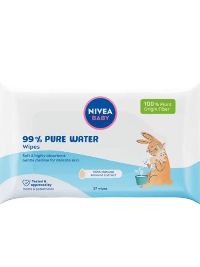 Nivea Baby chusteczki biodegradowalne 99% Pure Water 57szt