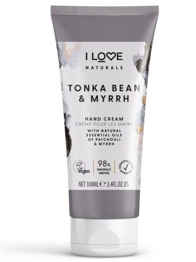 I Love Naturals Hand Cream krem do rąk Tonka Bean & Myrrh 75ml