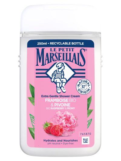 Le Petit Marseillais Kremowy żel pod prysznic Malina & Piwonia 250ml