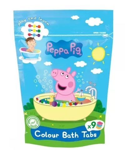 Peppa Pig Barwinki koloryzujące do kąpieli 144g