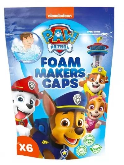Paw Patrol Foam Makers Caps pianotwory do kąpieli 6x16g