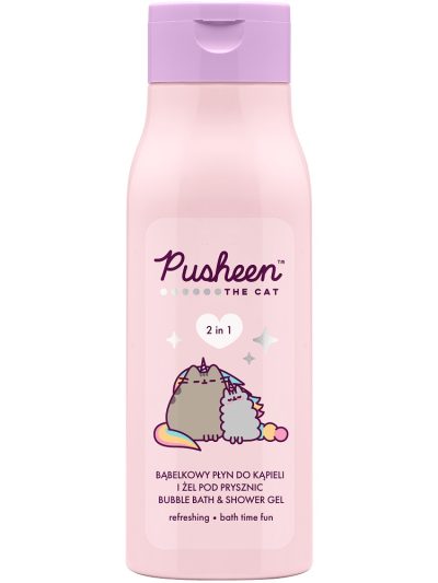 Pusheen Bubble Bath & Shower Gel bąbelkowy płyn do kąpieli i żel pod prysznic 400ml