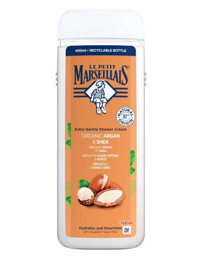 Le Petit Marseillais Kremowy żel pod prysznic Argan Bio & Masło Shea 400ml