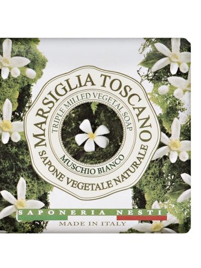 Nesti Dante Marsiglia Toscano Muschio Bianco naturalne mydło toaletowe 200g