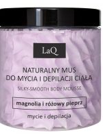 LaQ Naturalny mus do mycia i depilacji ciała Magnolia i Różowy Pieprz 250ml