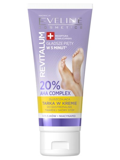 Eveline Cosmetics Revitalum złuszczająca tarka w kremie do stóp 75ml