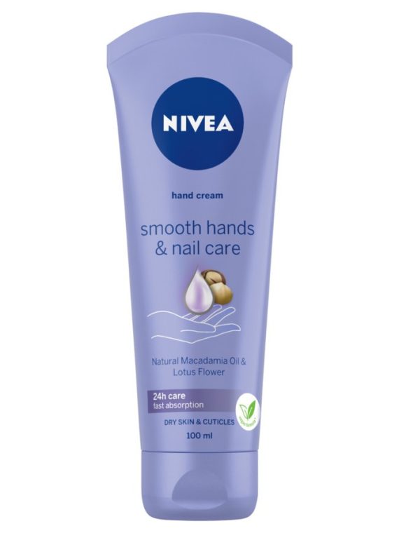 Nivea Smooth Hands & Nail Care wygładzający krem do rąk i paznokci 100ml