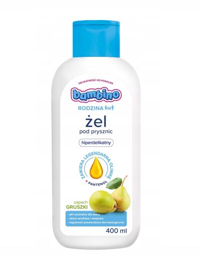 Bambino Rodzina żel pod prysznic hiperdelikatny Gruszka 400ml